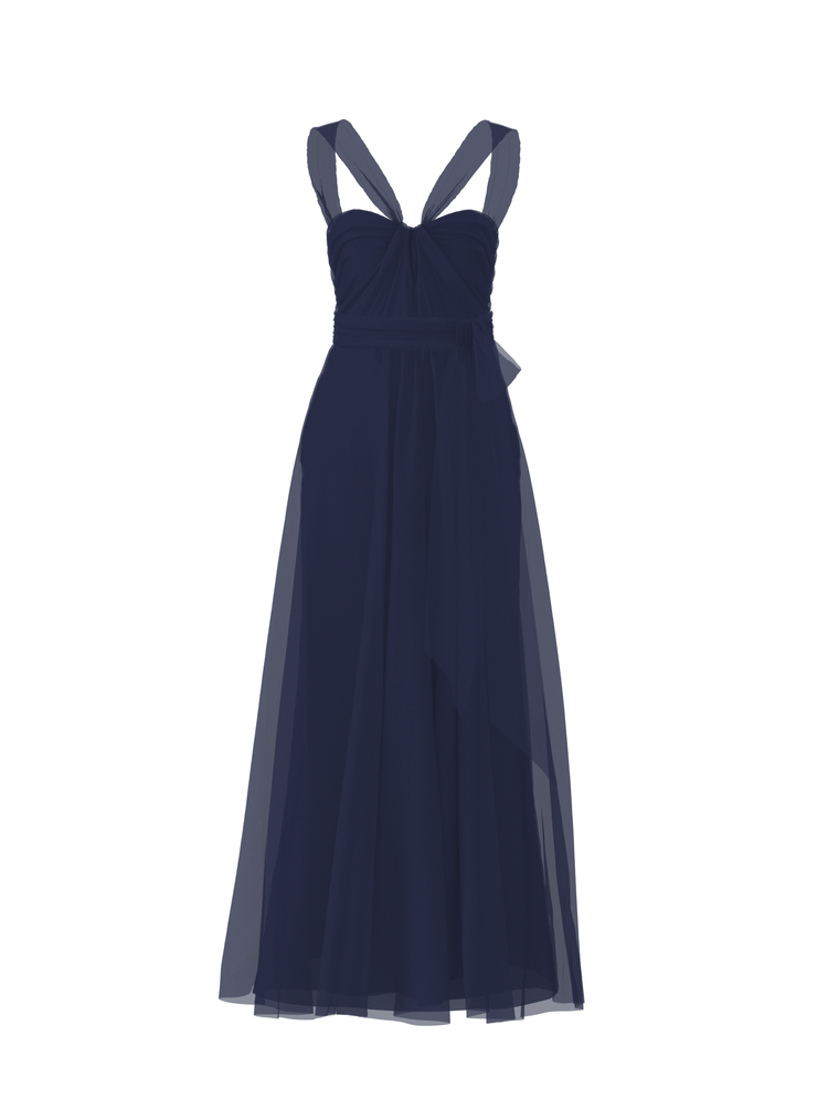 Bodice(Cerisa), Skirt(Justine),Belt(Sash), french-blue, combo from Collection Bridesmaids by Amsale x You
