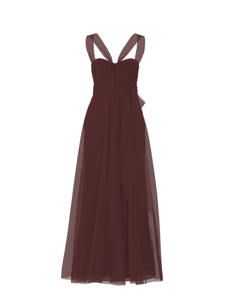 Bodice(Cerisa), Skirt(Justine),Belt(Sash), ruby, combo from Collection Bridesmaids by Amsale x You