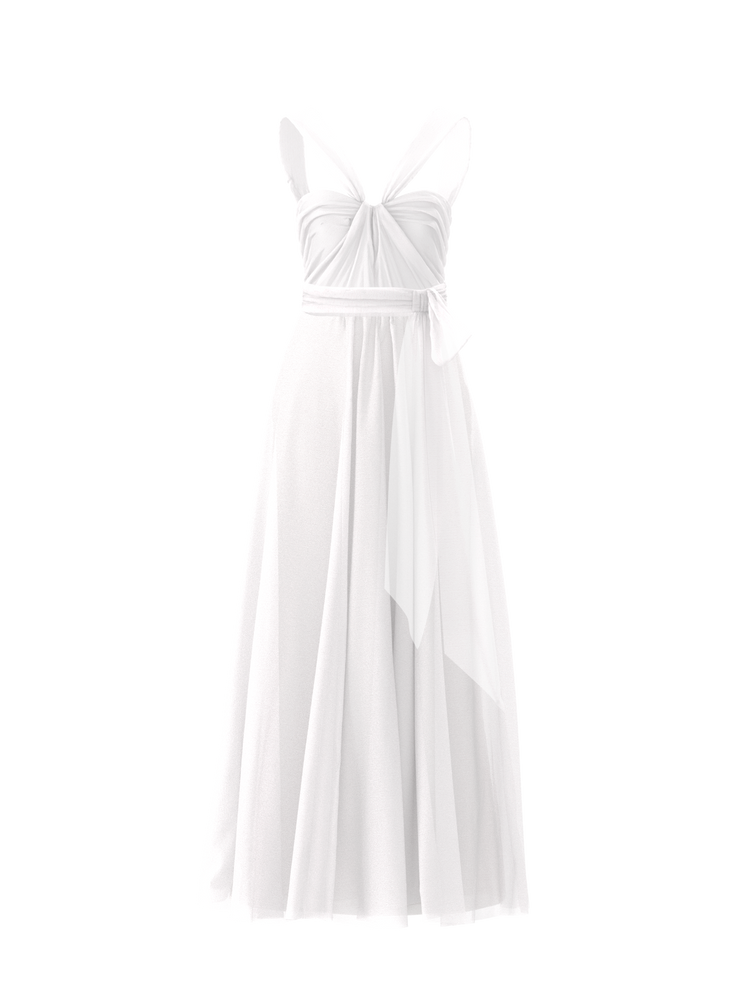 Bodice(Cerisa), Skirt(Justine),Belt(Sash), white, combo from Collection Bridesmaids by Amsale x You