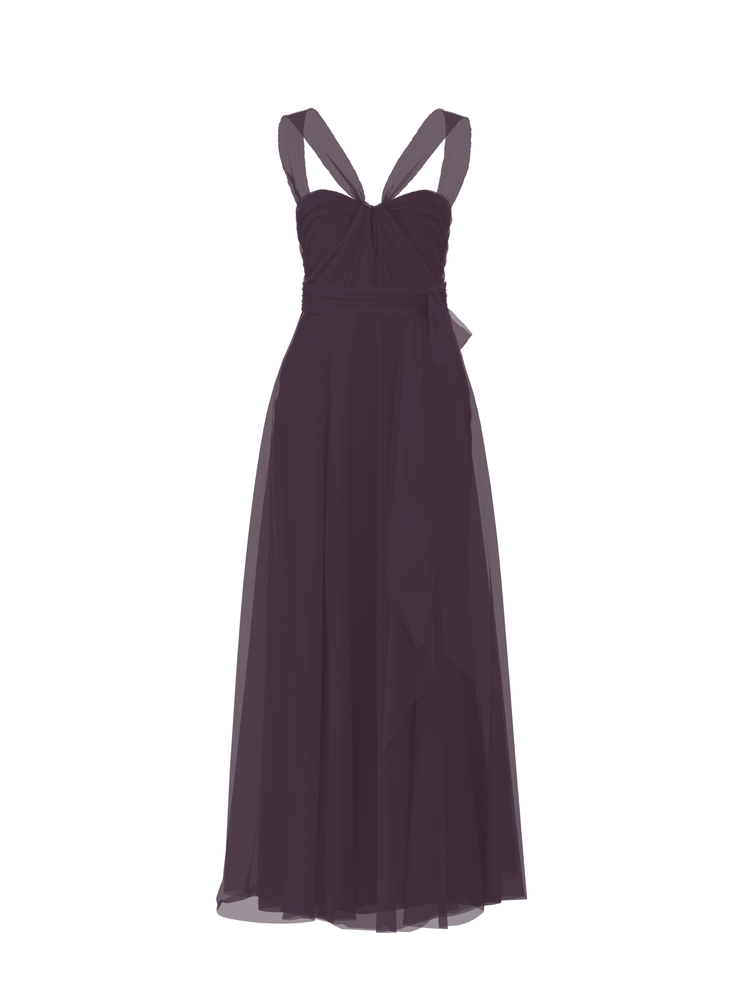 Bodice(Cerisa), Skirt(Jaycie),Belt(Sash), plum, combo from Collection Bridesmaids by Amsale x You