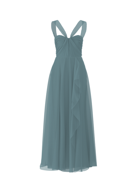 Bodice(Cerisa), Skirt(Jaycie), teal, $270, combo from Collection Bridesmaids by Amsale x You