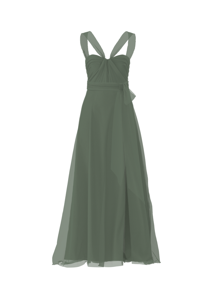 Bodice(Cerisa), Skirt(Arabella),Belt(Sash), olive, combo from Collection Bridesmaids by Amsale x You