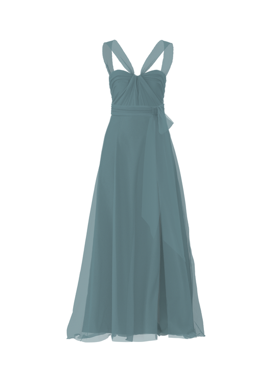 Bodice(Cerisa), Skirt(Arabella),Belt(Sash), teal, $270, combo from Collection Bridesmaids by Amsale x You