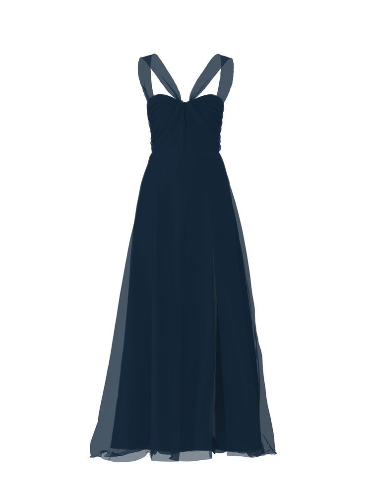 Bodice(Cerisa), Skirt(Arabella), navy, combo from Collection Bridesmaids by Amsale x You