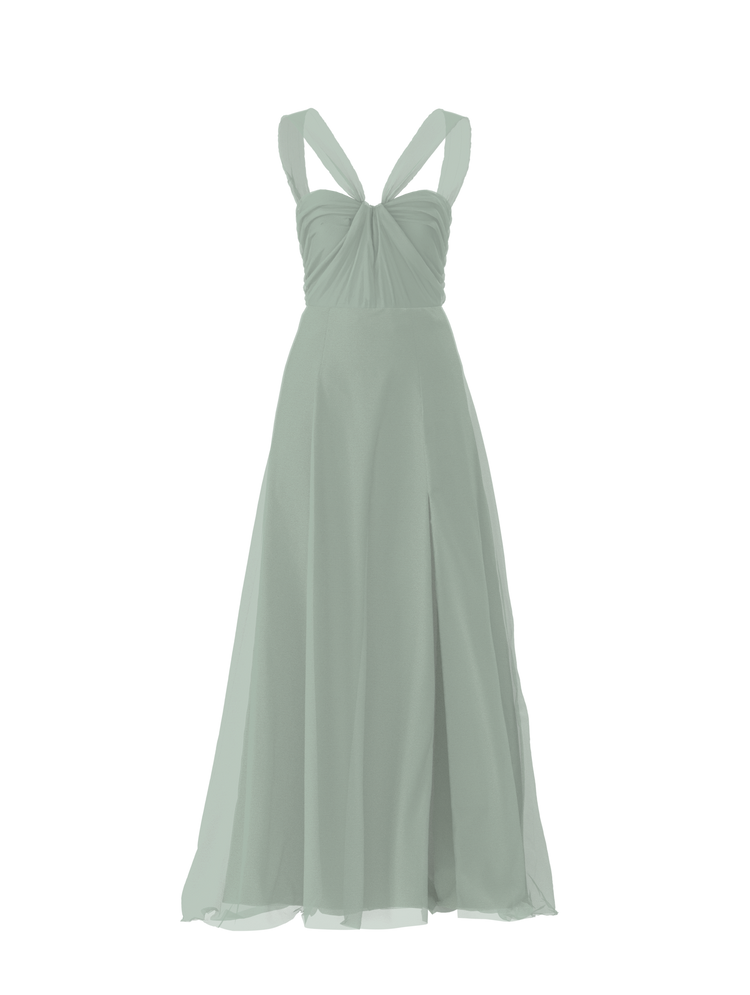 Bodice(Cerisa), Skirt(Arabella), sage, combo from Collection Bridesmaids by Amsale x You