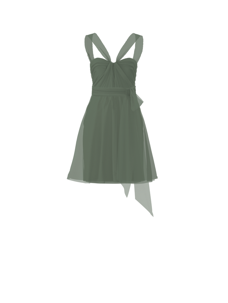 Bodice(Cerisa), Skirt(Carla),Belt(Sash), olive, combo from Collection Bridesmaids by Amsale x You