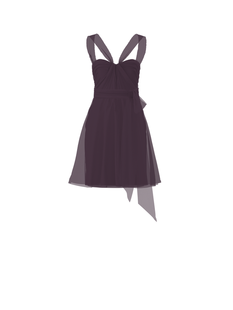 Bodice(Cerisa), Skirt(Carla),Belt(Sash), plum, combo from Collection Bridesmaids by Amsale x You
