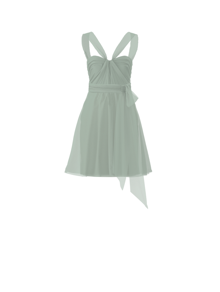 Bodice(Cerisa), Skirt(Carla),Belt(Sash), sage, combo from Collection Bridesmaids by Amsale x You
