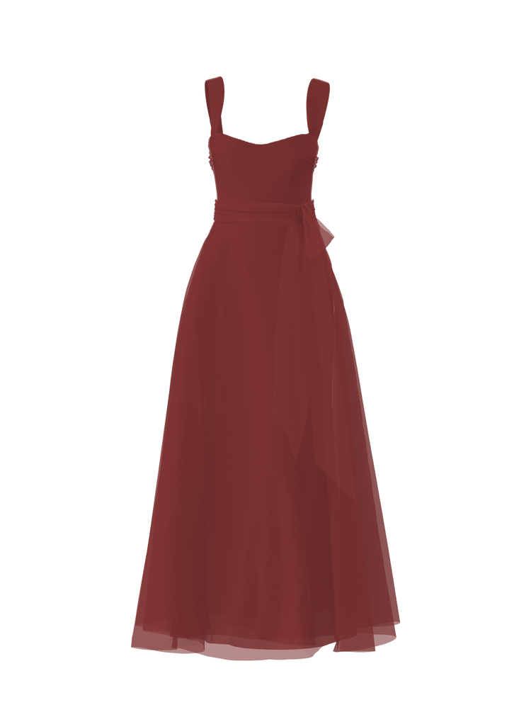 Bodice(Alexis), Skirt(Cerisa),Belt(Sash), cayenne, combo from Collection Bridesmaids by Amsale x You