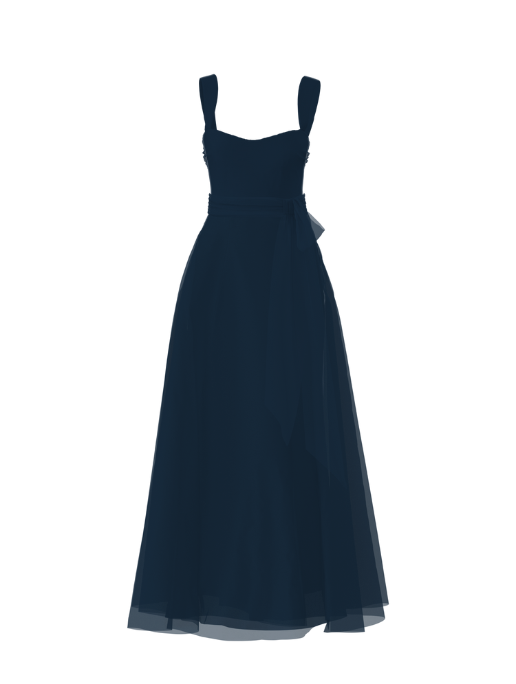 Bodice(Alexis), Skirt(Cerisa),Belt(Sash), navy, combo from Collection Bridesmaids by Amsale x You