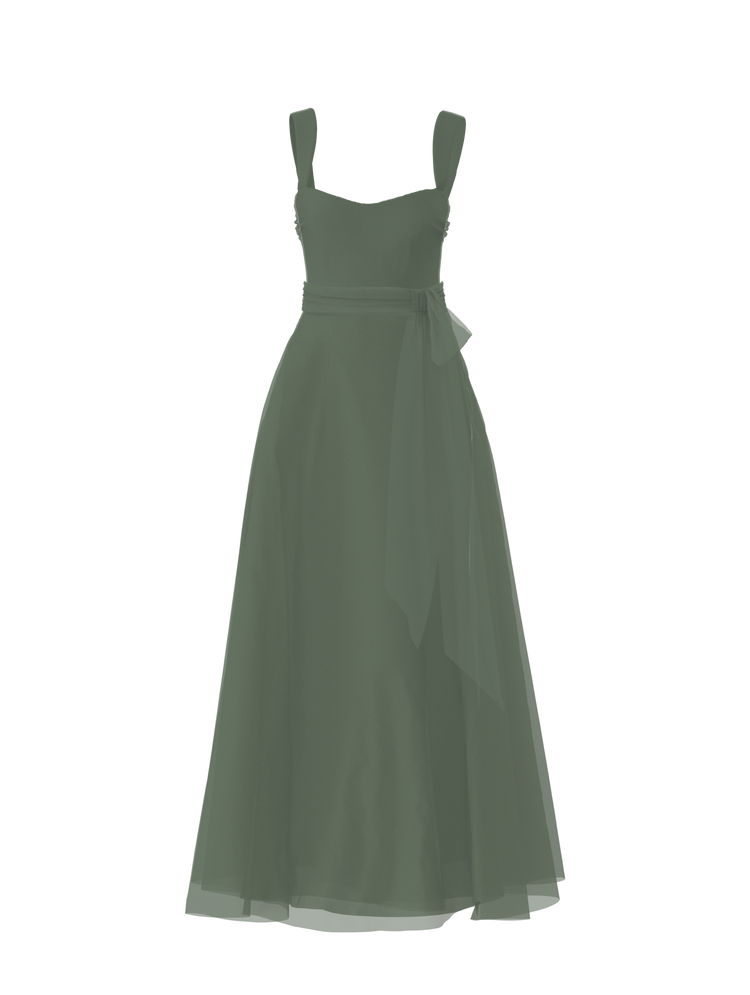 Bodice(Alexis), Skirt(Cerisa),Belt(Sash), olive, combo from Collection Bridesmaids by Amsale x You