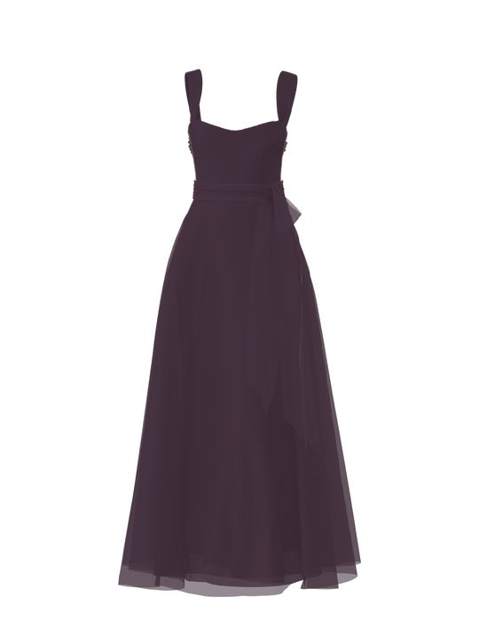 Bodice(Alexis), Skirt(Cerisa),Belt(Sash), plum, $270, combo from Collection Bridesmaids by Amsale x You