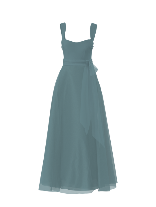 Bodice(Alexis), Skirt(Cerisa),Belt(Sash), teal, $270, combo from Collection Bridesmaids by Amsale x You
