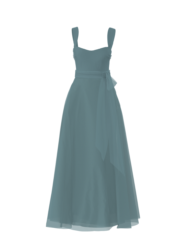 Bodice(Alexis), Skirt(Cerisa),Belt(Sash), teal, combo from Collection Bridesmaids by Amsale x You