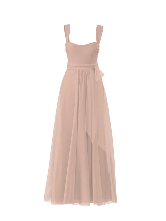 Bodice(Alexis), Skirt(Justine),Belt(Sash), blush, $270, combo from Collection Bridesmaids by Amsale x You