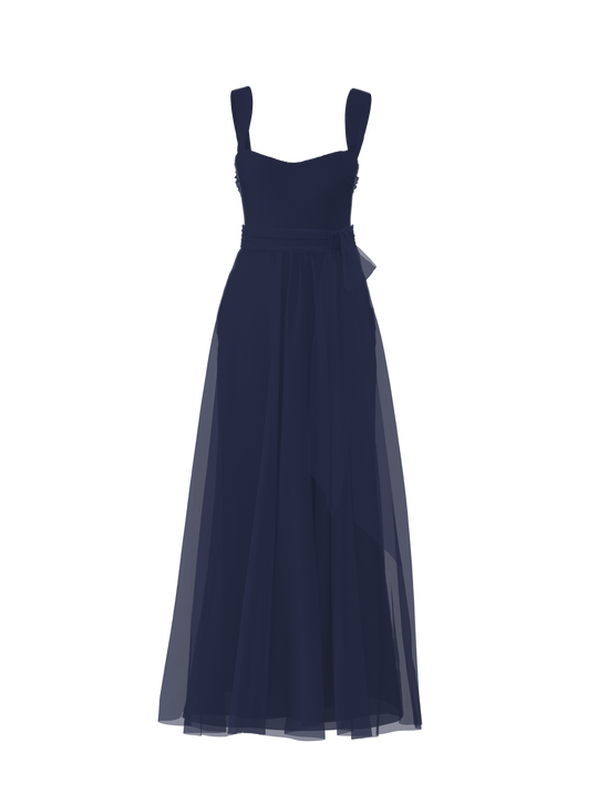 Bodice(Alexis), Skirt(Justine),Belt(Sash), french-blue, $270, combo from Collection Bridesmaids by Amsale x You