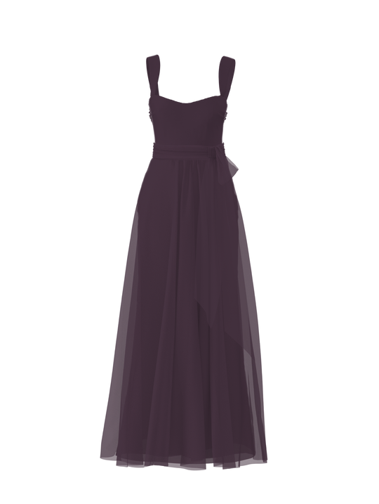 Bodice(Alexis), Skirt(Justine),Belt(Sash), plum, $270, combo from Collection Bridesmaids by Amsale x You