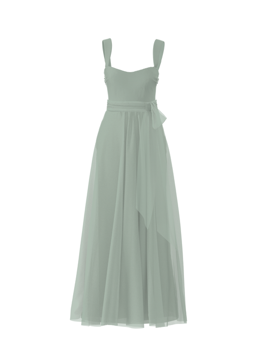 Bodice(Alexis), Skirt(Justine),Belt(Sash), sage, $270, combo from Collection Bridesmaids by Amsale x You