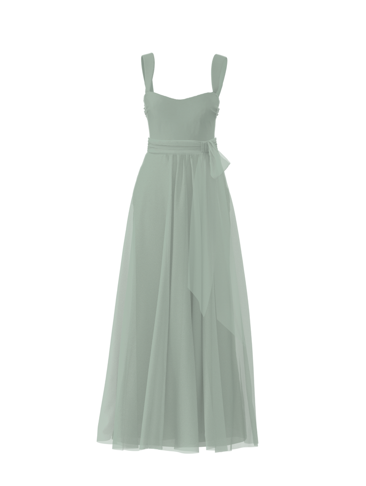 Bodice(Alexis), Skirt(Justine),Belt(Sash), sage, combo from Collection Bridesmaids by Amsale x You