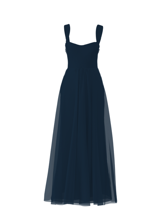 Bodice(Alexis), Skirt(Justine), navy, $270, combo from Collection Bridesmaids by Amsale x You