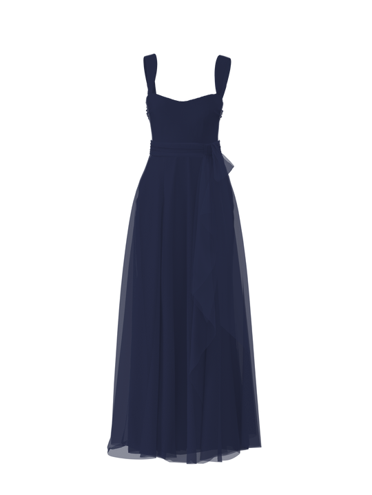 Bodice(Alexis), Skirt(Jaycie),Belt(Sash), french-blue, $270, combo from Collection Bridesmaids by Amsale x You