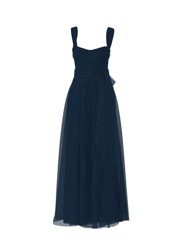 Bodice(Alexis), Skirt(Jaycie),Belt(Sash), navy, combo from Collection Bridesmaids by Amsale x You