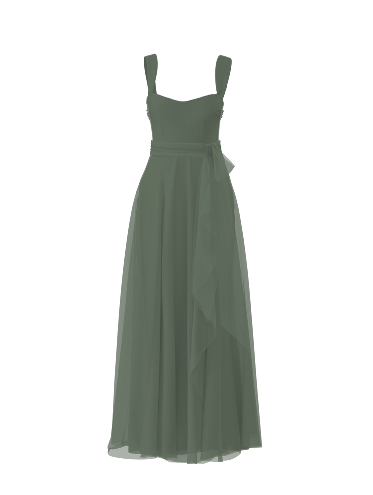 Bodice(Alexis), Skirt(Jaycie),Belt(Sash), olive, combo from Collection Bridesmaids by Amsale x You