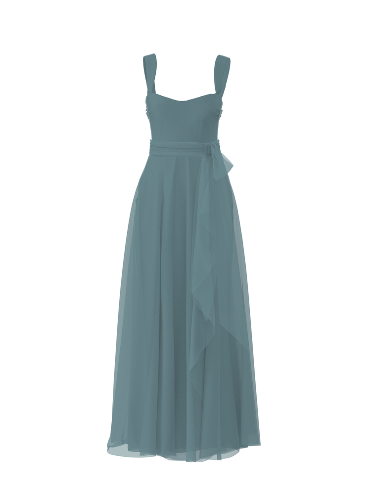 Bodice(Alexis), Skirt(Jaycie),Belt(Sash), teal, combo from Collection Bridesmaids by Amsale x You