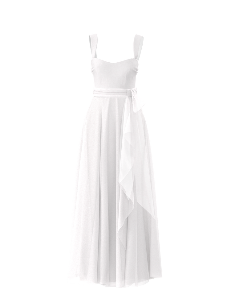 Bodice(Alexis), Skirt(Jaycie),Belt(Sash), white, combo from Collection Bridesmaids by Amsale x You