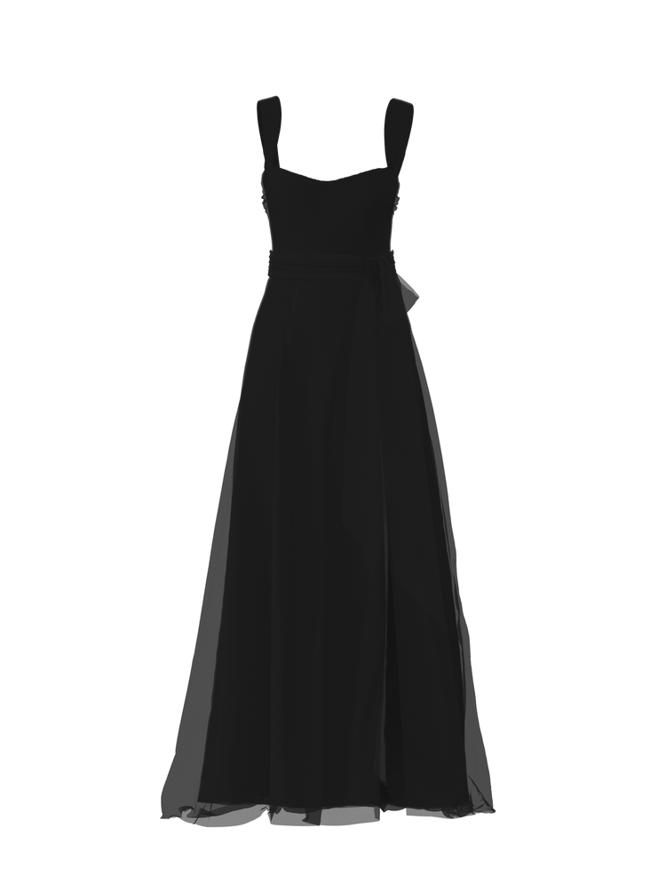 Bodice(Alexis), Skirt(Arabella),Belt(Sash), black, combo from Collection Bridesmaids by Amsale x You