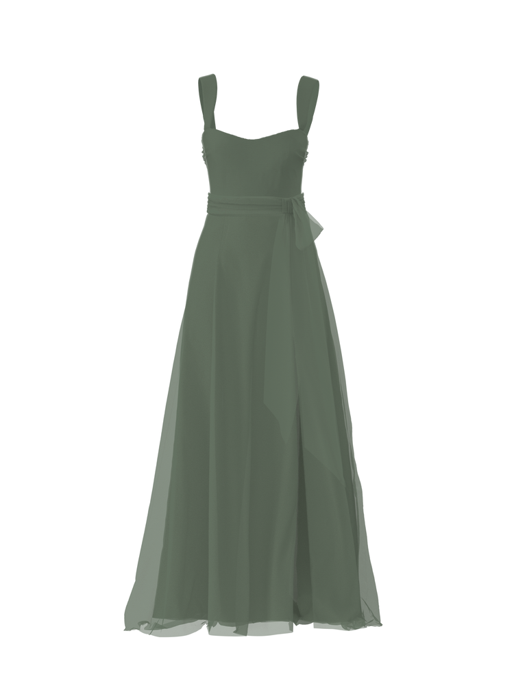 Bodice(Alexis), Skirt(Arabella),Belt(Sash), olive, combo from Collection Bridesmaids by Amsale x You