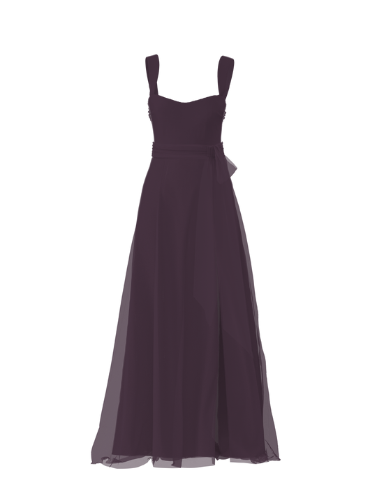 Bodice(Alexis), Skirt(Arabella),Belt(Sash), plum, $270, combo from Collection Bridesmaids by Amsale x You