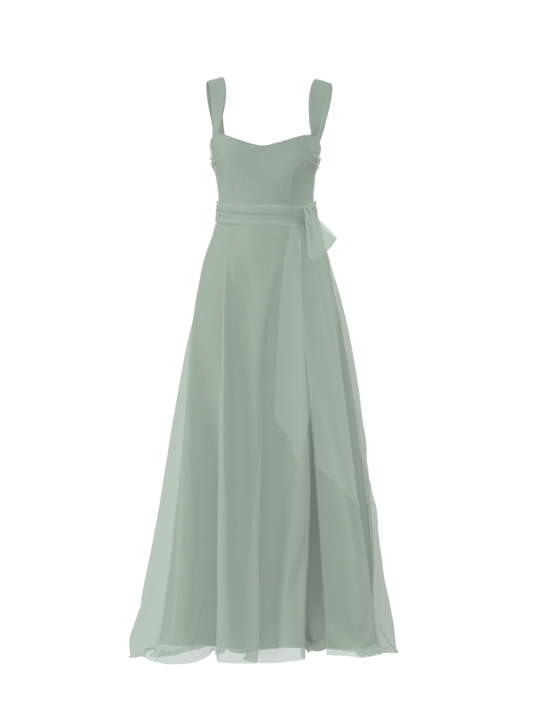 Bodice(Alexis), Skirt(Arabella),Belt(Sash), sage, combo from Collection Bridesmaids by Amsale x You