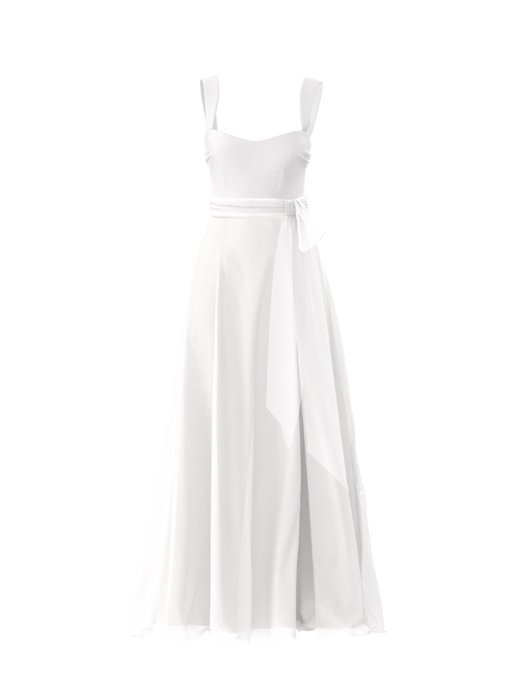 Bodice(Alexis), Skirt(Arabella),Belt(Sash), white, combo from Collection Bridesmaids by Amsale x You