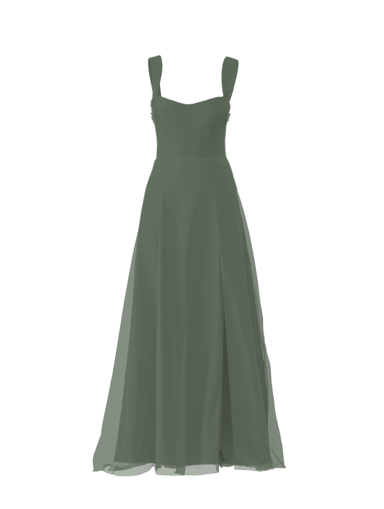 Bodice(Alexis), Skirt(Arabella), olive, $270, combo from Collection Bridesmaids by Amsale x You