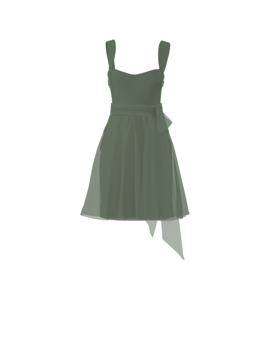 Bodice(Alexis), Skirt(Carla),Belt(Sash), olive, $270, combo from Collection Bridesmaids by Amsale x You