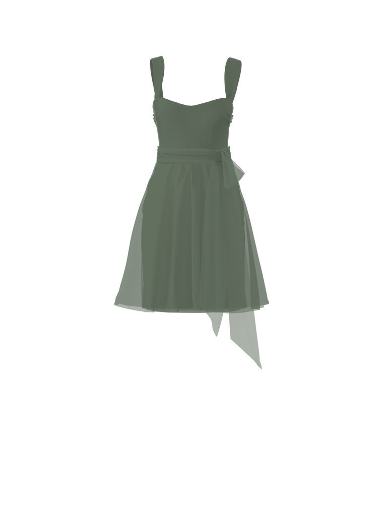 Product Bodice(Alexis), Skirt(Carla),Belt(Sash), olive Image