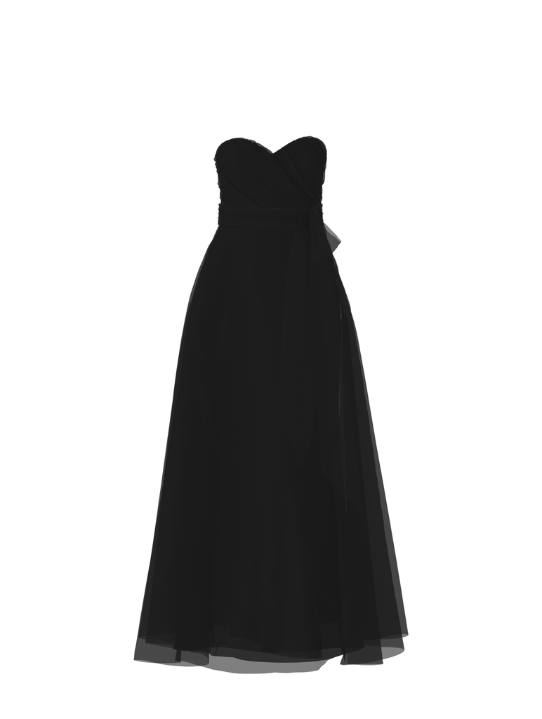 Product Bodice(Jaycie), Skirt(Cerisa),Belt(Sash), black Image