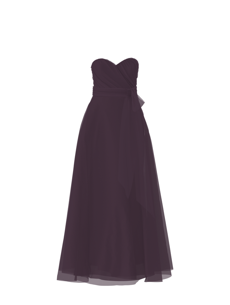 Bodice(Jaycie), Skirt(Cerisa),Belt(Sash), plum, combo from Collection Bridesmaids by Amsale x You
