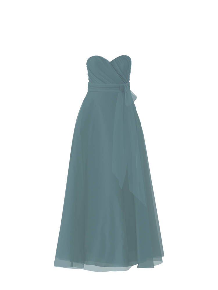 Bodice(Jaycie), Skirt(Cerisa),Belt(Sash), teal, combo from Collection Bridesmaids by Amsale x You