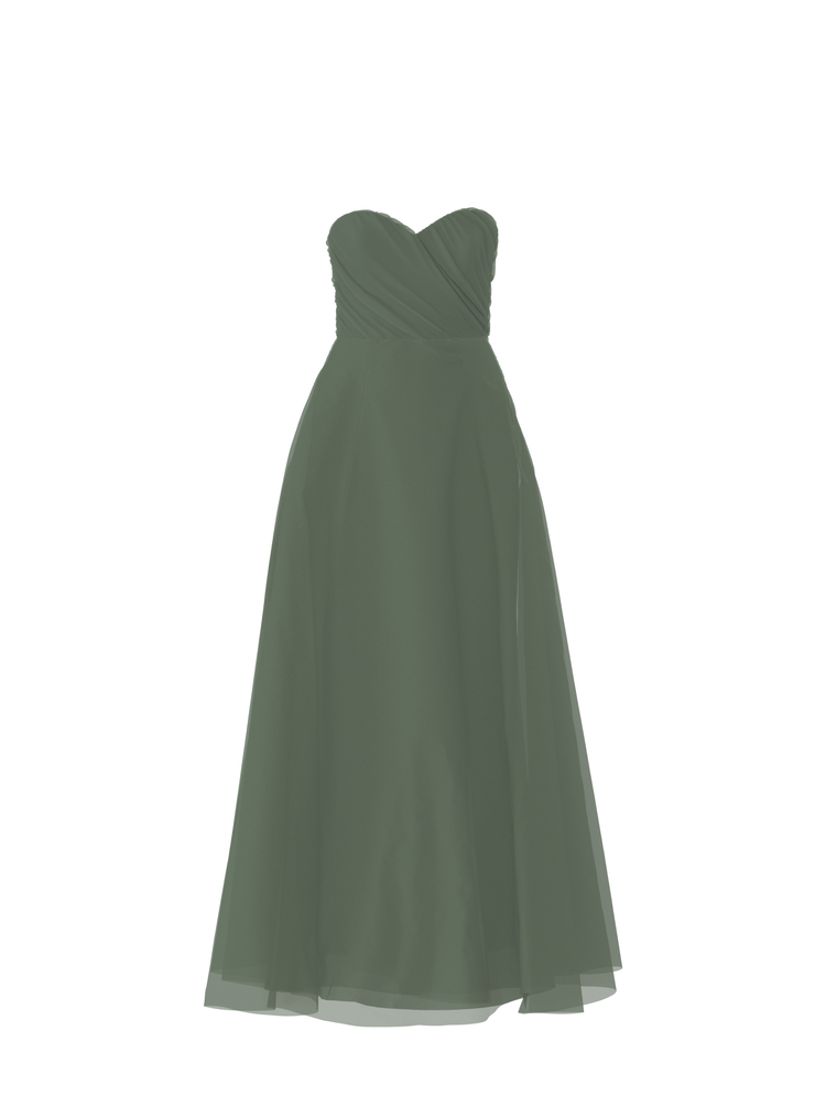 Bodice(Jaycie), Skirt(Cerisa), olive, combo from Collection Bridesmaids by Amsale x You