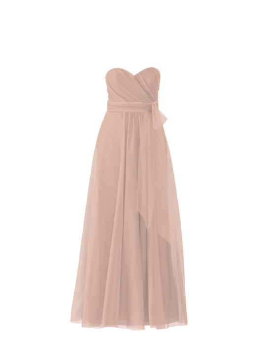 Bodice(Jaycie), Skirt(Justine),Belt(Sash), blush, $270, combo from Collection Bridesmaids by Amsale x You