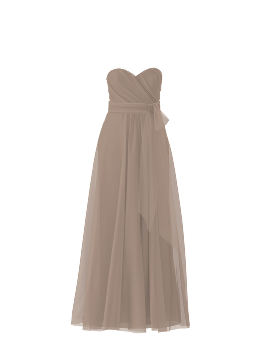 Bodice(Jaycie), Skirt(Justine),Belt(Sash), latte, $270, combo from Collection Bridesmaids by Amsale x You