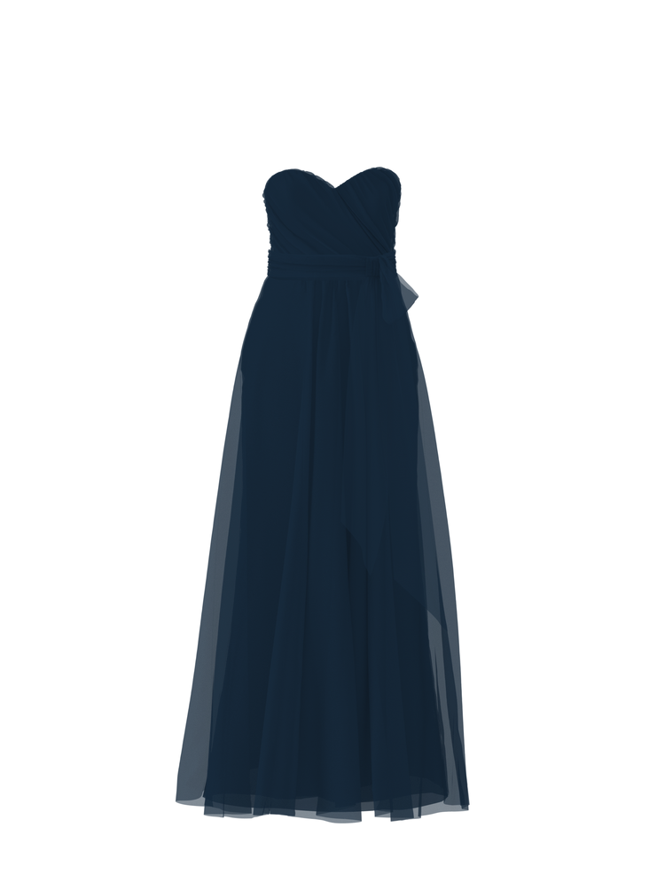 Bodice(Jaycie), Skirt(Justine),Belt(Sash), navy, combo from Collection Bridesmaids by Amsale x You