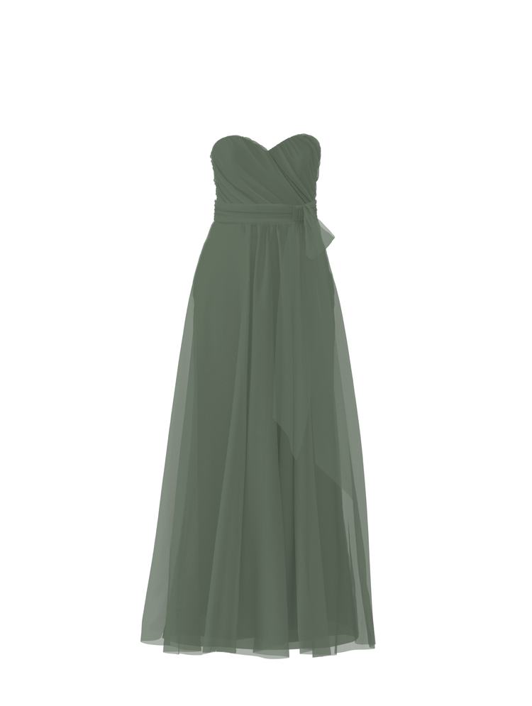 Bodice(Jaycie), Skirt(Justine),Belt(Sash), olive, combo from Collection Bridesmaids by Amsale x You
