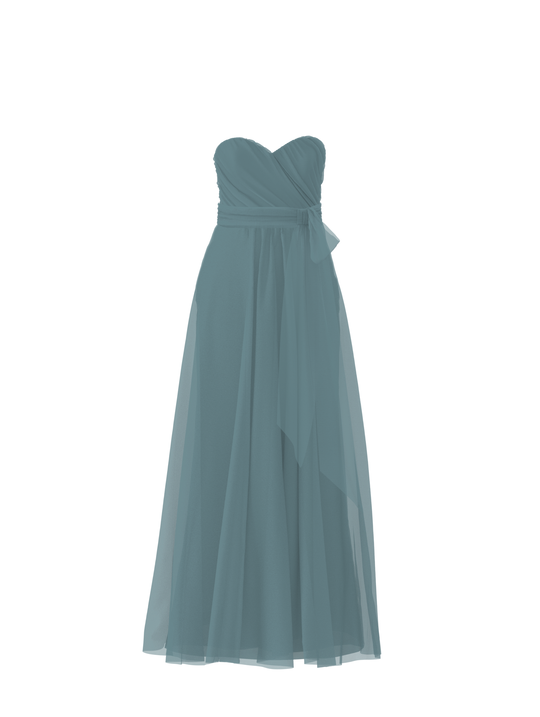 Bodice(Jaycie), Skirt(Justine),Belt(Sash), teal, $270, combo from Collection Bridesmaids by Amsale x You