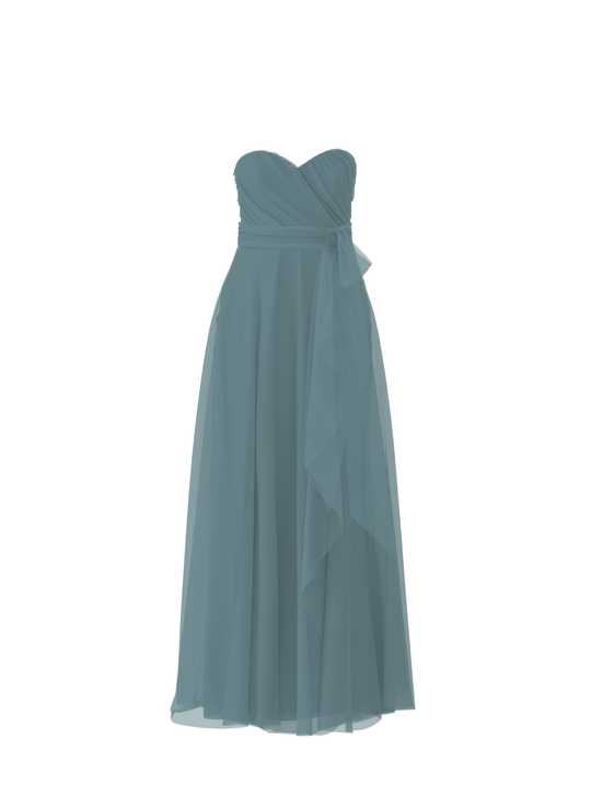 Bodice(Jaycie), Skirt(Jaycie),Belt(Sash), teal, $270, combo from Collection Bridesmaids by Amsale x You