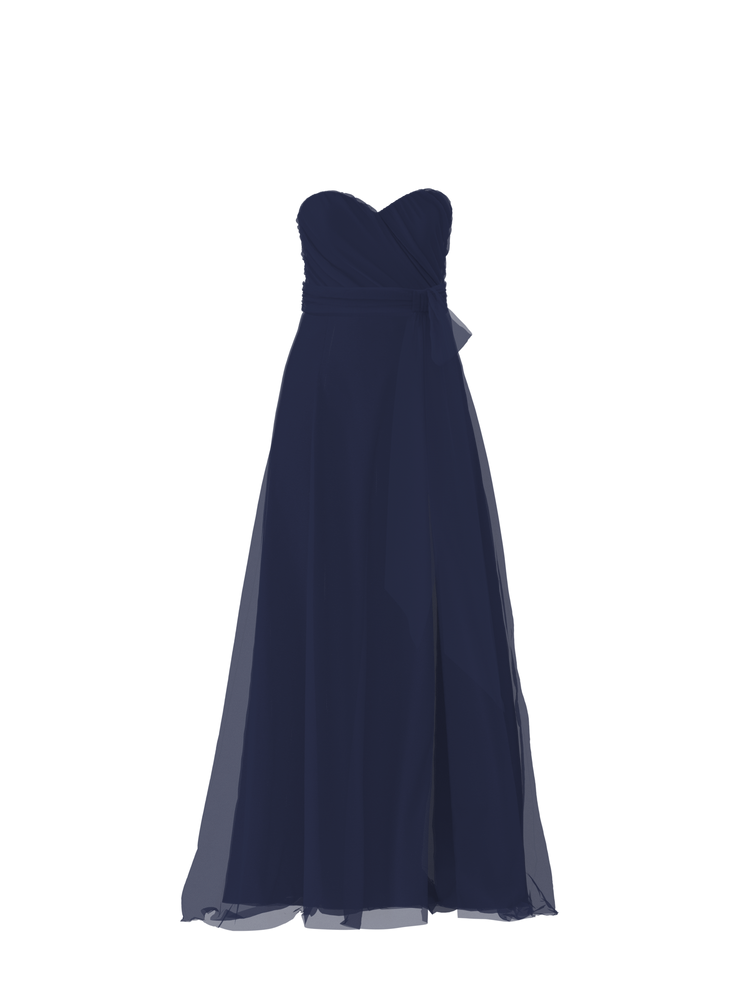 Bodice(Jaycie), Skirt(Arabella),Belt(Sash), french-blue, combo from Collection Bridesmaids by Amsale x You