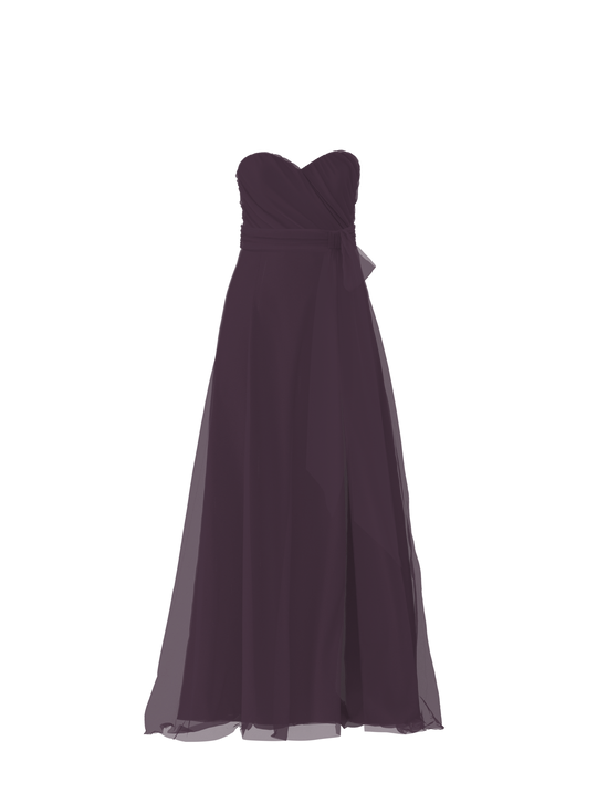 Bodice(Jaycie), Skirt(Arabella),Belt(Sash), plum, $270, combo from Collection Bridesmaids by Amsale x You