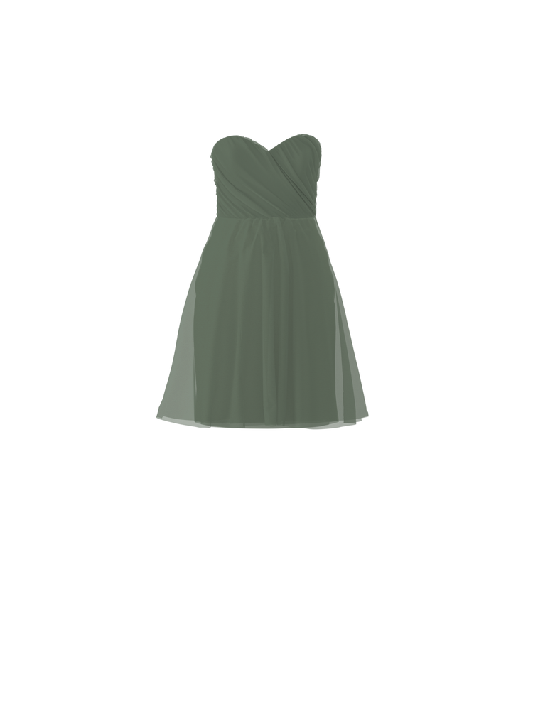 Bodice(Jaycie), Skirt(Carla), olive, combo from Collection Bridesmaids by Amsale x You